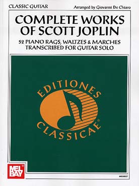 Illustration de Complete works of Scott Joplin for guitar