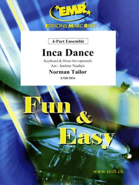 Illustration de Inca dance pour ensemble variable à 4 parties (percussion, piano et guitare en option)