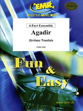 Illustration de Agadir pour ensemble variable à 4 parties (percussion, piano et guitare en option)