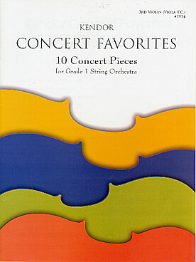 Illustration de KENDOR CONCERT FAVORITES - Violon 3