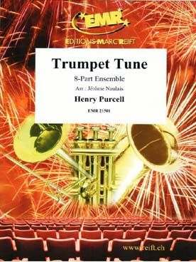 Illustration de Trumpet tune (tr. Naulais) pour ensemble variable à 8 parties (piano et percussion en option)