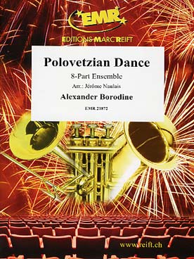 Illustration de Polovetzian dance (tr. Naulais) pour ensemble variable à 8 parties (piano, guitare et percussion en option)