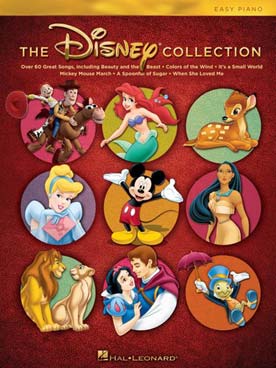 Illustration easy piano : the disney collection