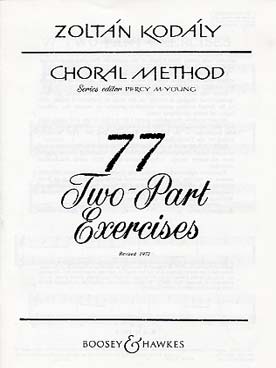 Illustration de Choral method - Vol. 5 : 77 Two-Part Exercises