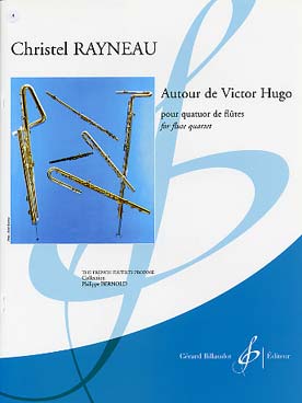 Illustration de Autour de Victor Hugo, pour quatuor de flûtes