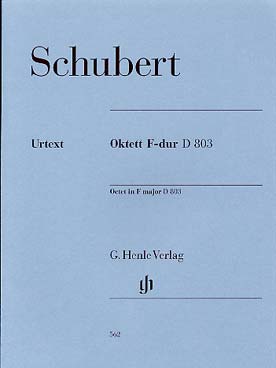 Illustration de Octuor op. posth. 166 D 803 en fa M pour clarinette, basson, cor, 2 violons, alto violoncelle et contrebasse