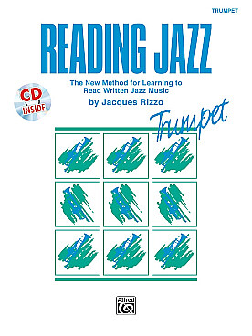Illustration rizzo reading jazz avec cd