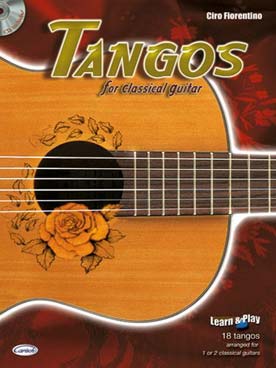 Illustration tangos for classical guitar