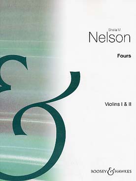 Illustration de Fours pour 4 violons Violon 1 et 2