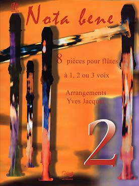 Illustration de NOTA BENE - Vol. 2 : 8 pièces pour flûtes (1, 2 et 3 voix)