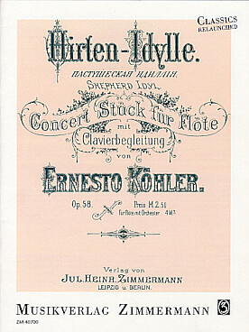 Illustration kohler hirten-idylle