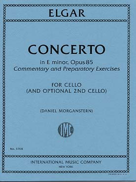 Illustration de Concerto op. 85 en mi m (2e violoncelle en option)