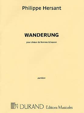 Illustration de Wanderung pour chœur de femmes et basson