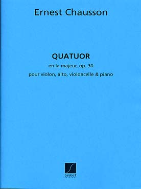 Illustration chausson quatuor op. 30