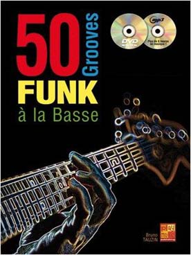 Illustration tauzin 50 grooves funk basse (cd et dvd)