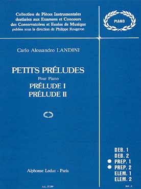 Illustration landini petits preludes n° 1 et 2