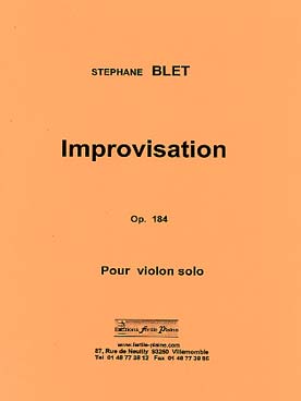 Illustration de Improvisation op. 184