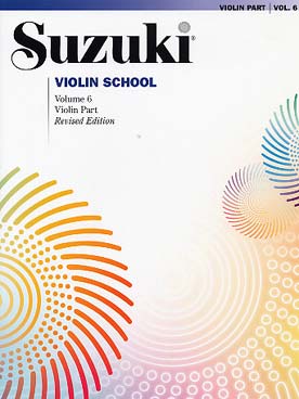 Illustration de SUZUKI Violin School (édition révisée) - Vol. 6