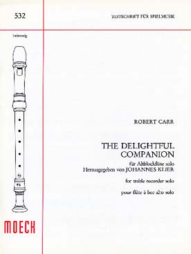 Illustration de The Delightful companion pour flûte à bec soprano ou alto