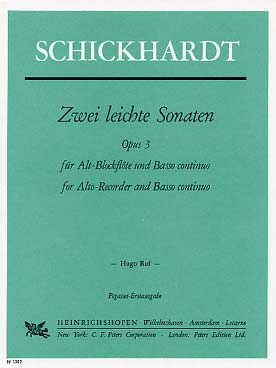 Illustration schickhardt petites sonates (2) op. 3