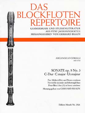 Illustration de Sonate op. 5 N° 3 en do M