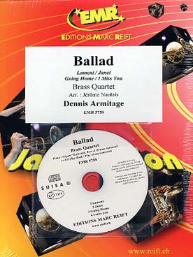 Illustration armitage brass quartet ballad avec cd