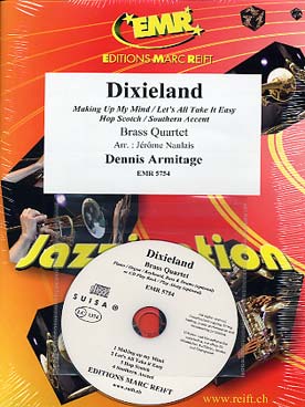Illustration armitage brass quartet dixieland avec cd
