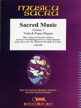 Illustration de SACRED MUSIC - Vol. 2 pour alto et piano (ou orgue)