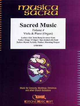 Illustration de SACRED MUSIC - Vol. 4 pour alto et piano (ou orgue)