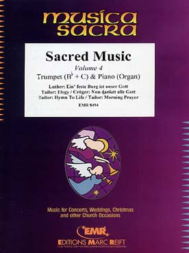 Illustration de SACRED MUSIC - Vol. 4 pour trompette et piano (ou  orgue)