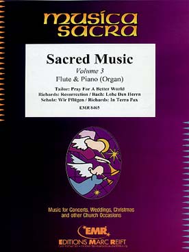 Illustration de SACRED MUSIC - Vol. 3 pour flûte et piano (ou orgue)