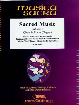 Illustration de SACRED MUSIC - Vol. 3 pour hautbois et piano (ou orgue)