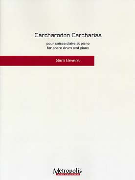 Illustration de Carcharodon Carcharias pour caisse claire et piano