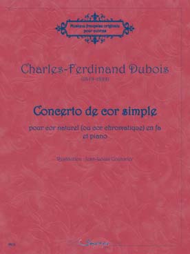 Illustration de Concerto de cor simple pour cor naturel ou cor chromatique et piano