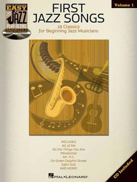 Illustration de EASY JAZZ PLAY-ALONG - Vol.  1 : First jazz songs