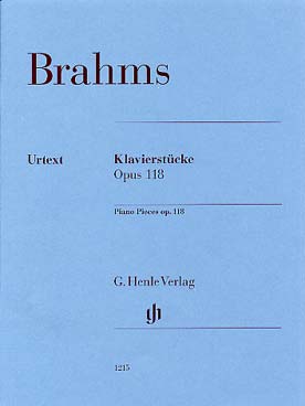 Illustration de 6 Klavierstücke op. 118 - éd. Henle