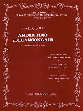 Illustration de Andantino et chanson gaie