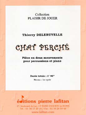 Illustration de Chat perché pour percussions et piano