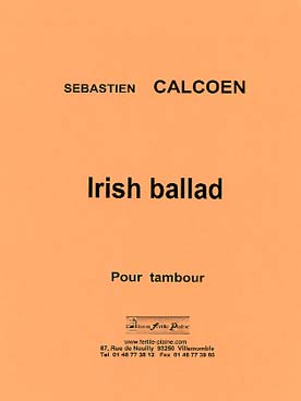 Illustration de Irish Ballad pour tambour solo