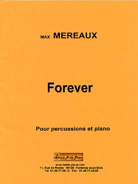Illustration de Forever pour percussions et piano