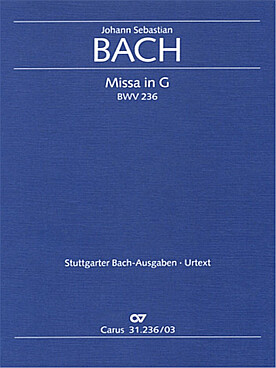 Illustration de Missa BWV 236 en sol M (rév. 2000)