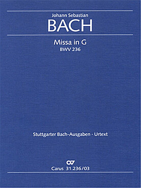 Illustration de Missa BWV 236 en sol M (rév. 2000)