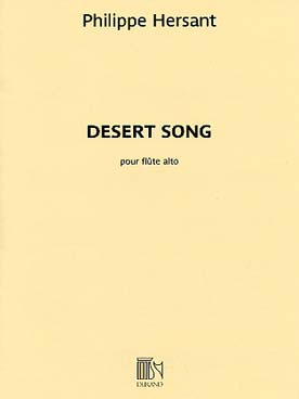 Illustration hersant desert song pour flute alto