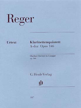 Illustration de Quintette op. 146 pour clarinette en la, 2 violons, alto et violoncelle   