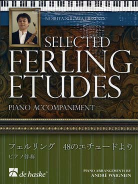 Illustration de 32 Études présentées par N. Sugawa avec accompagnement piano de A. Waignein - Partition de saxophone + piano et CD play-along