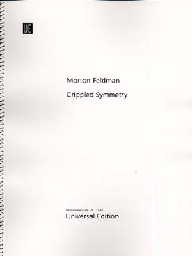 Illustration de Crippled symmetry for flute (bass flute) percussion (glockenspiel, vibraphone) and piano (celesta)