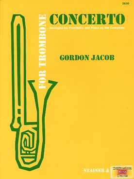 Illustration de Concerto pour trombone et orchestre,  réduction piano   