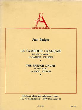 Illustration de Le Tambour français - Vol. 1 : études