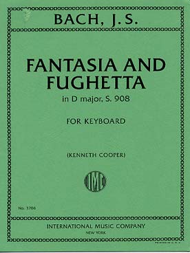 Illustration de Fantasia and fughetta S. 908