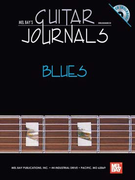 Illustration guitar journals blues